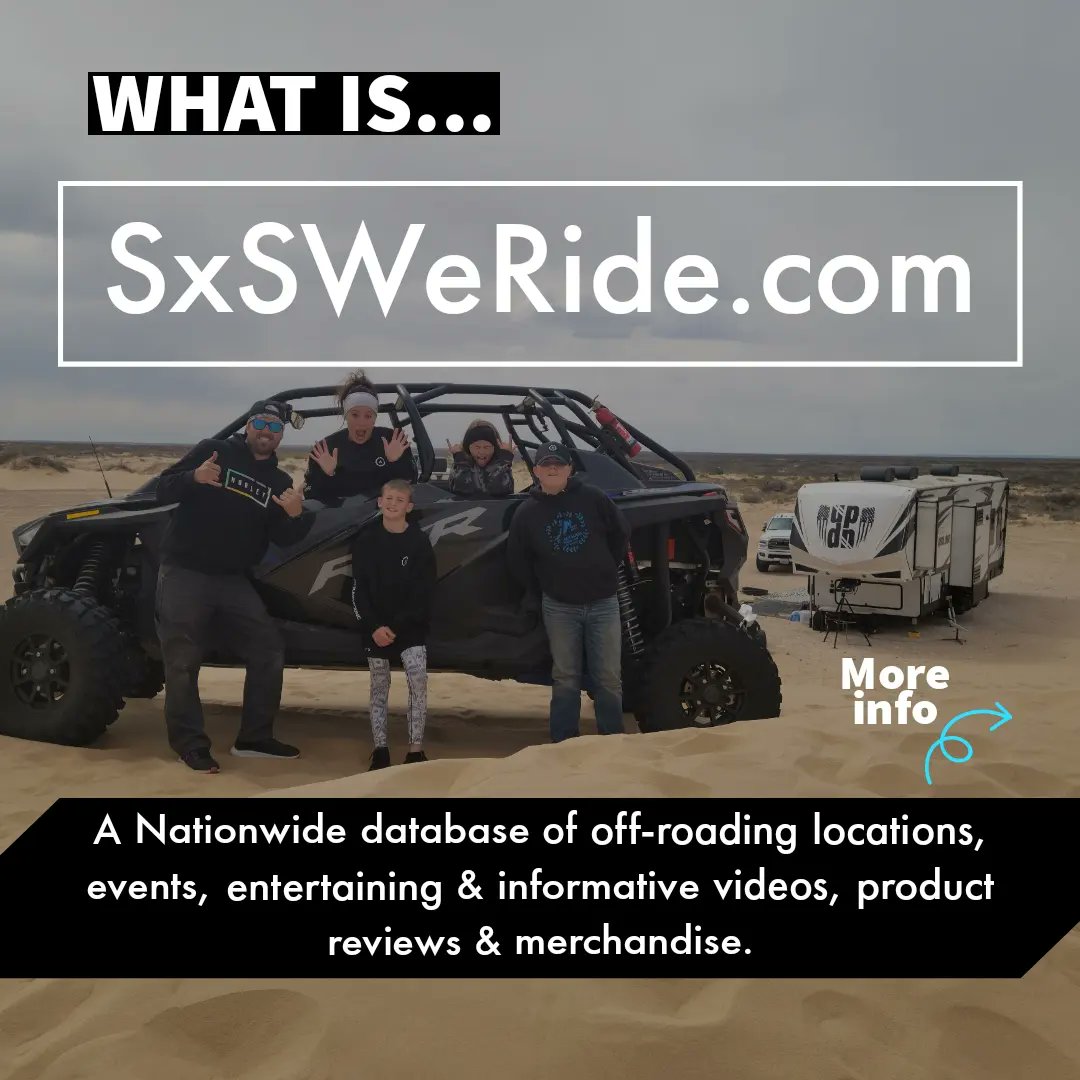 UPDNMedia's tweet photo. We are super excited to announce that we are partnering with @sxsweride to help grow the off-roading community... check out the slides for more info!#sandunes #fourwheeling #atvs #lifeontheroad #onthemove #dunegirlz #rvfamilylife #familieswhoride #motodad #sxs #UTV #ride #4x4 https://t.co/SkEUkqjR3K