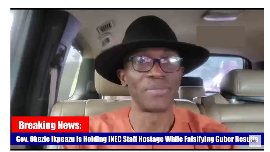 Gov. Okezie Ikpeazu Holds INEC Staff Hostage While Falsifying Guber Results Already Won By LP labourparty.com.ng/gov-okezie-ikp…