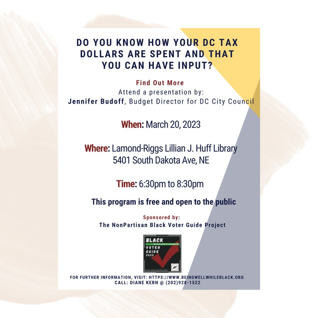 ElevateHERnow's tweet photo. DC RESIDENTS: Become an awesome advocate for how YOUR tax dollars are spent.  Join our DC team Monday live and in person!  https://t.co/5izBC8AJTN
https://t.co/s5UA15aAlU https://t.co/VFhJ3HADvk