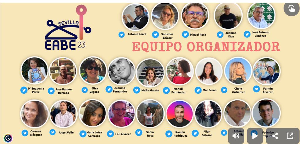 Ha sido un placer compartir tantos momentos y experiencias durante este año con el equipo organizador de <a href="/EABE2023/">EABE23</a>