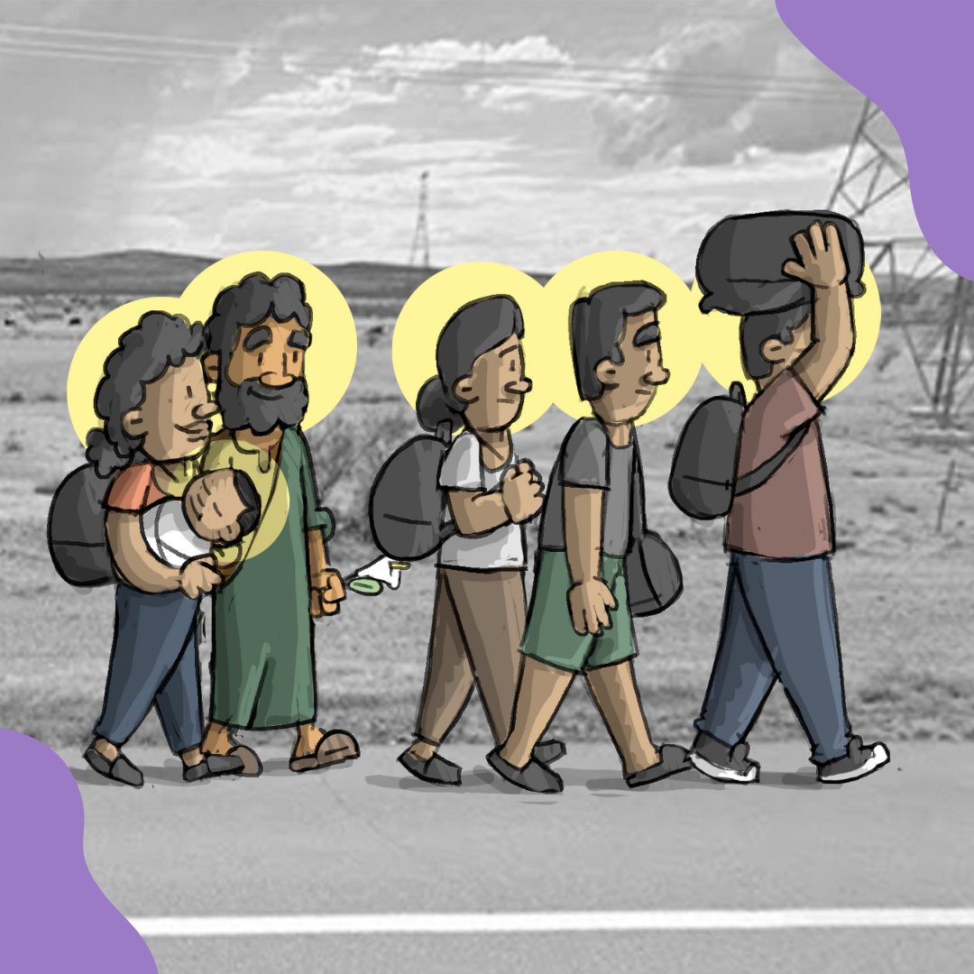 LaudatoSiMvmt's tweet photo. 🙏 #StJosephDay - Let's stand in solidarity with those affected and work together to build a more resilient world 🌎
🖌️ @crisdibujante92
#climatechange #disastervictims #solidarity #resilience #action #hope https://t.co/Spq7vgEjWp