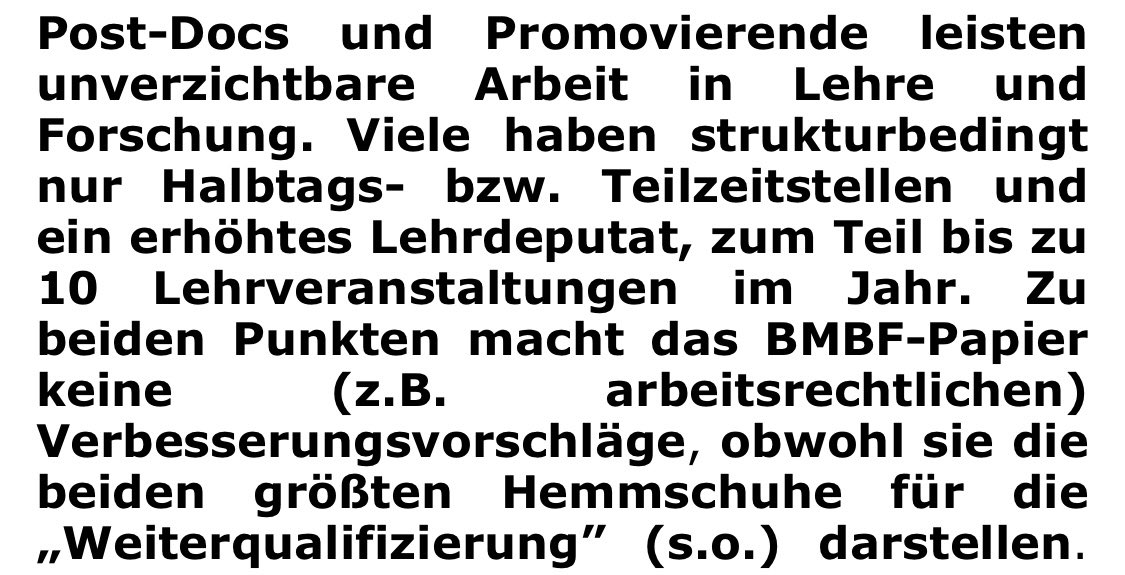 Es geht gar nicht um Profs gegen Mittelbau, sondern um die Leistungsfähigkeit des Systems #Wissenschaft! Sehr eindrucksvolle Stellungnahme hunderter Professor*innen gegen die Ampel-Eckpunkte zum #WissZeitVG - mit vielen neuen wichtigen Aspekten 👇👇👇 #IchBinHanna #Dauerstellen