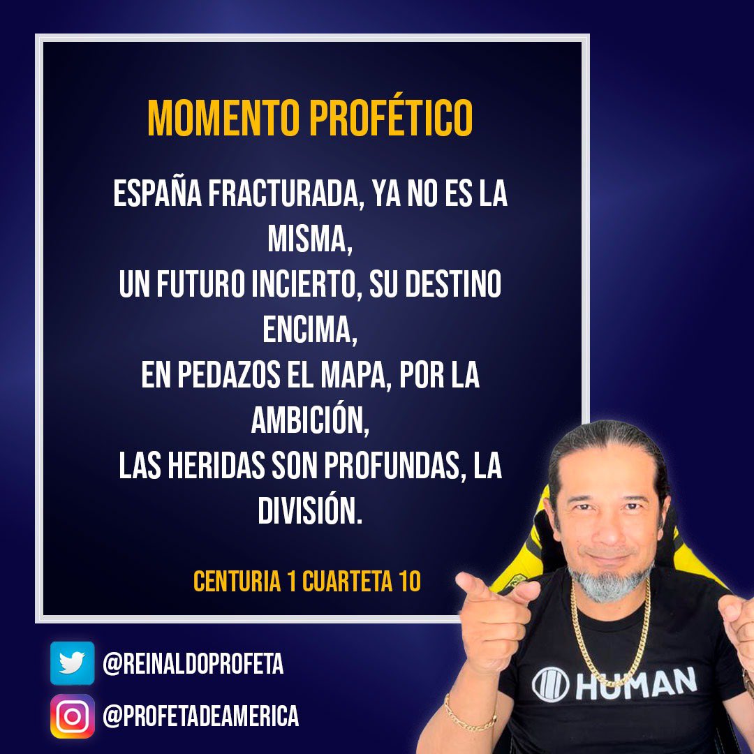 ReinaldoProfeta's tweet photo. Mas #prediccion2s #Centuria1Cuarteta10 de #ReinaldoDosSantos https://t.co/RmgtwORLnO