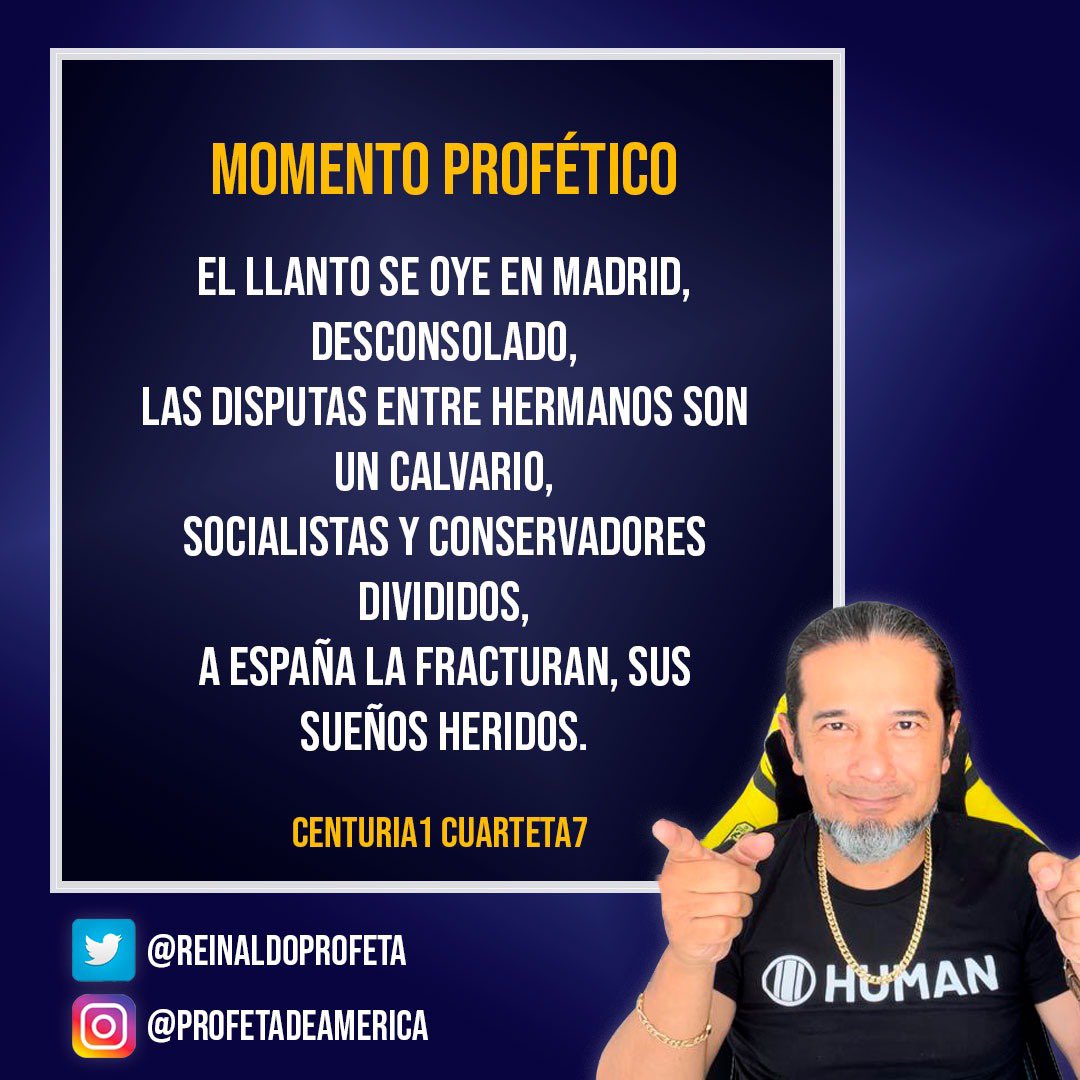 ReinaldoProfeta's tweet photo. Mas #prediccion2s #Centuria1Cuarteta7 de #ReinaldoDosSantos https://t.co/gwSCIOIpZf