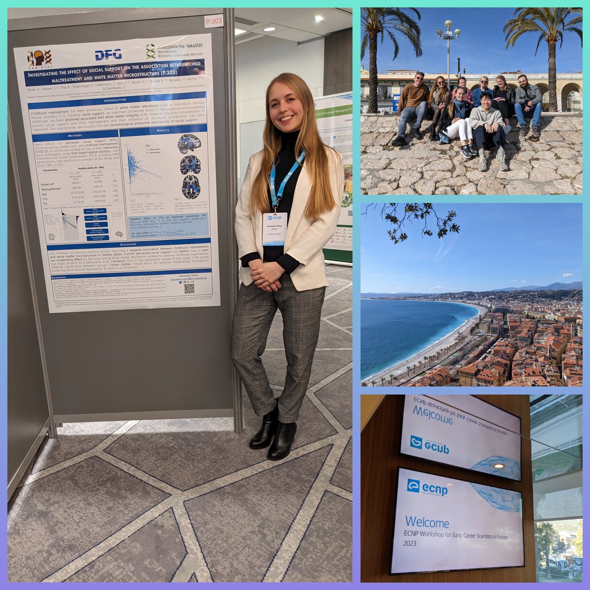 Extremely grateful to have had the opportunity to participate at the ECNP workshop for early career scientists in Nice. Feeling empowered by meeting so many young inspiring eager researchers. Looking forward to future collaborations! <a href="/ECNPtweets/">ECNP</a>