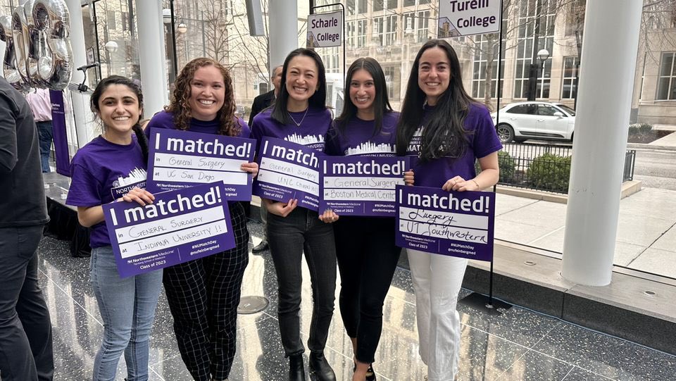 Let’s take a moment to applaud these #womeninsurgery!! So excited for you all 💜 @NahiSkylar @Tanaz_N @szuinlim #gensurgmatch2023 #Match2023