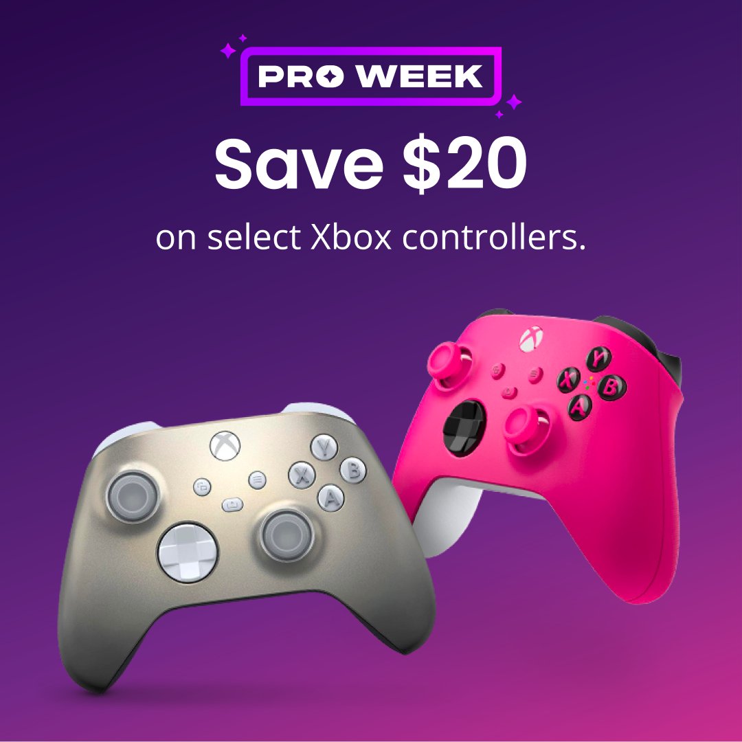 GameStop on Twitter "Pro Week starts now! Pros can get 20 off select
