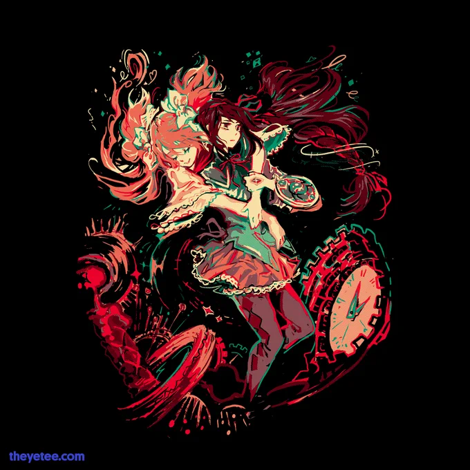Maybe being a magical girl ain't exactly all its cracked up to be… Designed by  #dailytees  