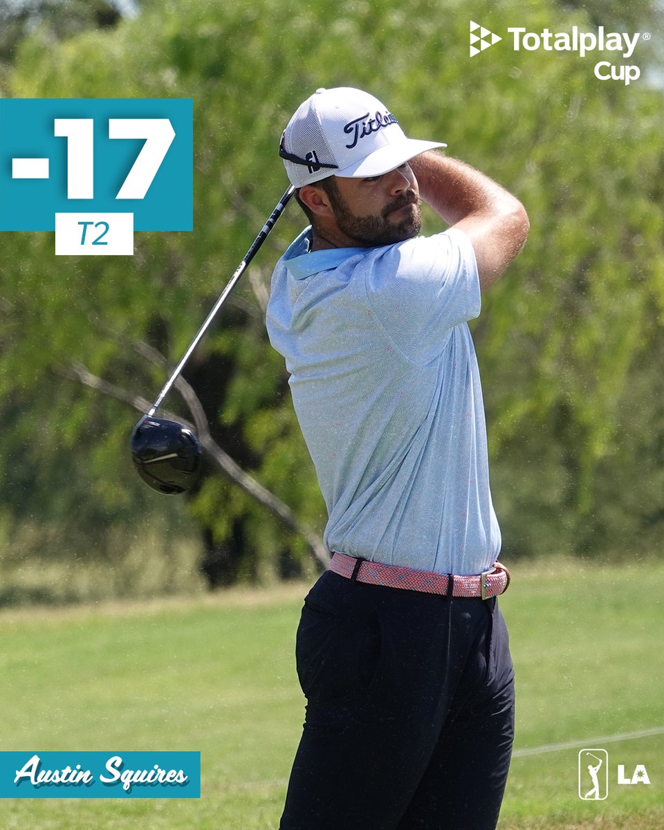 PGATAmericasESP's tweet photo. Apretado tablero con solo 9 hoyos por jugar en el #TRHInvitational.
Tight leaderboard heading into the final 9 holes at @termasgc. https://t.co/MwzcxFGUjL