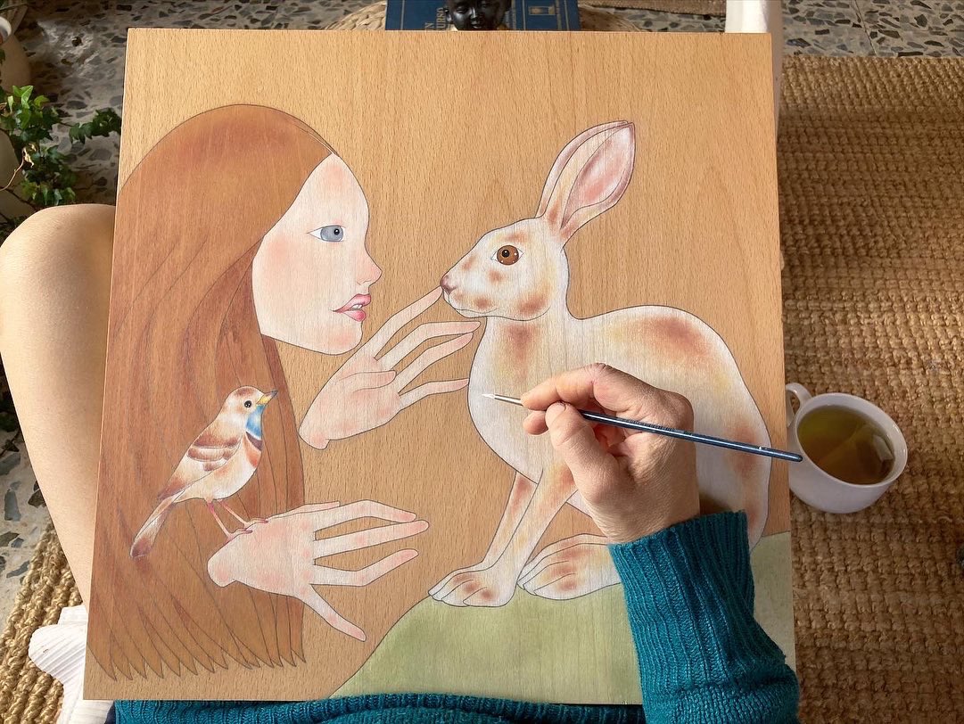 nuriavall_'s tweet photo. . last brushstrokes .
. upcoming solo exhibition .
. wip .

•

. últimes pinzellades .
. propera exposició individual .
. wip . https://t.co/Nx8une8KXh