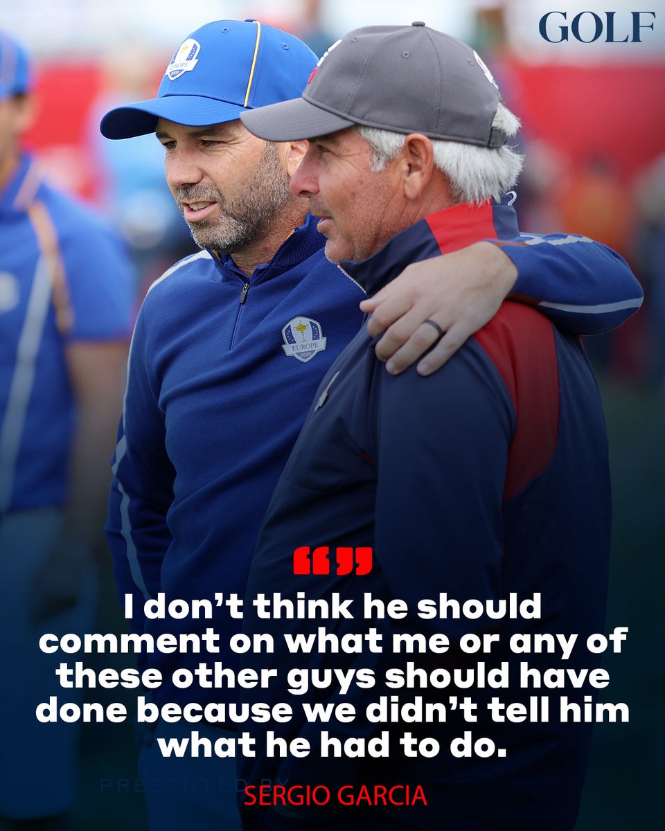 Sergio Garcia has responded to Fred Couples’ comments: https://t.co/kIGYnf6oJw

(Via Sports Illustrated) https://t.co/S9hmNpUBAM