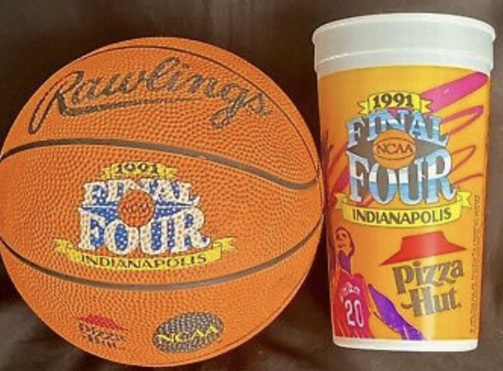 80sSportsNStuff's tweet photo. The Pizza Hut NCAA tourney promotional items were the best… https://t.co/HTlzGLIKl4