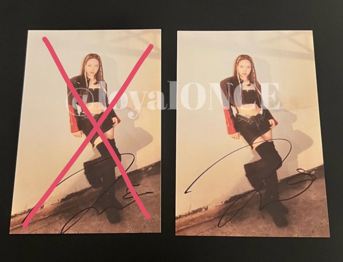 loyalONCE's tweet photo. WTT Nayeon, Momo, Tzuyu signed photo for Chaeyoung signed photo. X’d out photos are already pending trade with others. DM me! Will be shipped in a sleeve, topholder, bubble wrapped, and usps with tracking. #TWICE #twicewtt #twicesigned https://t.co/FFeAoyf151