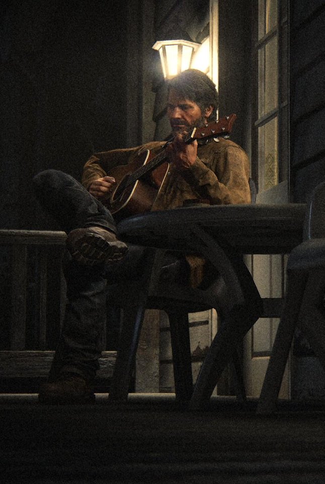 elliesm0th's tweet photo. sometimes i think about how many times ellie had to walk past joel while he was on his back porch to get to her shed and i get sad https://t.co/Kw1OrNLtra