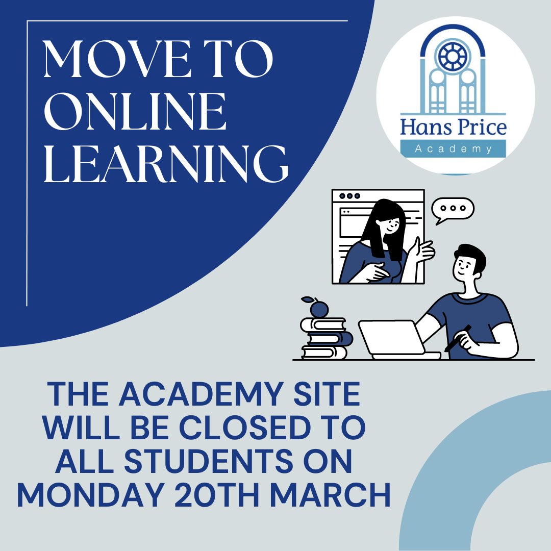 HPA Site Closure on Monday, 20th March 2023

Please see letter below outline details for tomorrow ⬇️

hanspriceacademy.clf.uk/letters/hpa-si…