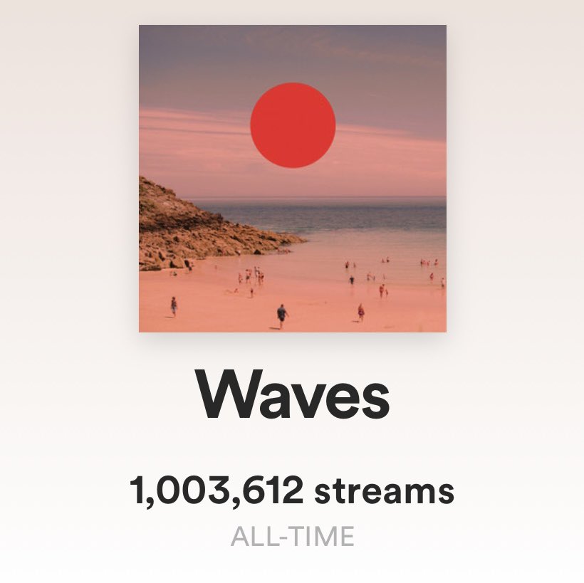 First song to hit 1 Million on @Spotify 🙏

Thank you for all the incredible support ❤️

#onemillion #spotify #music #chillwave #synthwave #chillsynth #retrowave #aesthetic #divisionstreet #indieelectronic