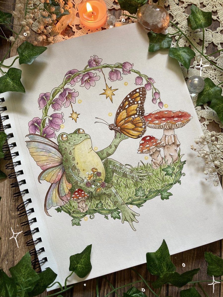 BreezyCreates's tweet photo. magical original artwork I currently have available <3 https://t.co/OuxfoBhvWg