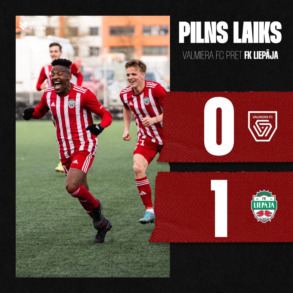 Virsligados's tweet photo. E fora de casa, contra o atual campeão, o Liepāja estreou com vitória na Virslīga, batendo o Valmiera por 1x0 com gol do brasilerio Dodô, mesmo tendo apenas 33% de posse de bola na partida. Fantástico! https://t.co/ACdct4Kn9n