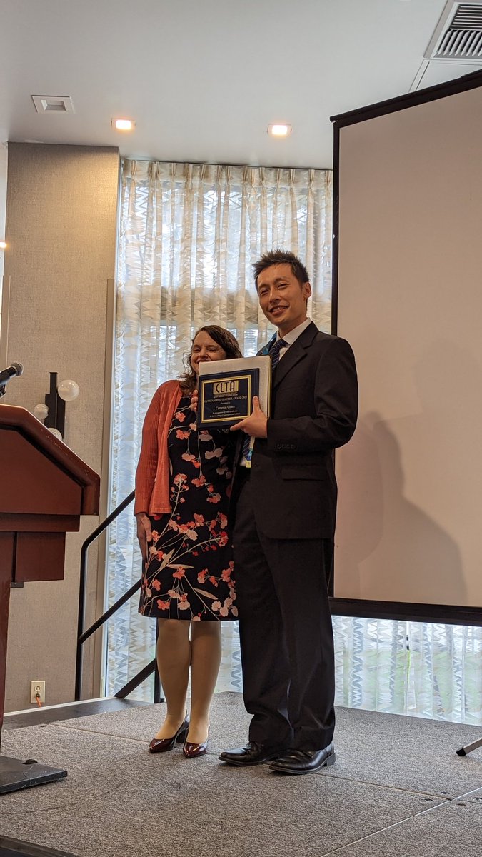 CAJLTer's tweet photo. CONGRATULATIONS TO Cameron Chen for 2023 Outstanding Teacher of the Year Award! ๐๐๐ He also has great taste in ties. ๐ #CAJLT https://t.co/SoGVI3yPyf