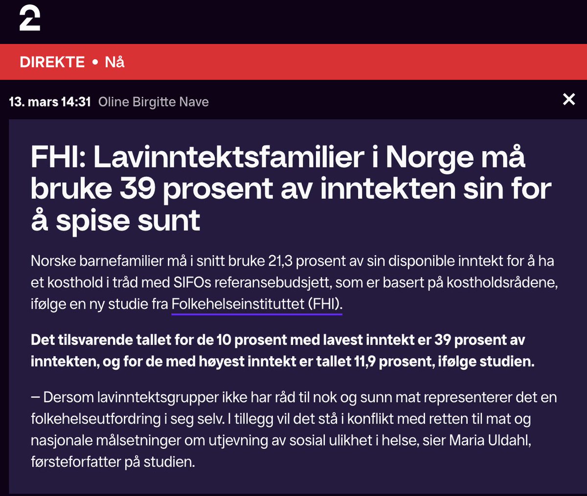 Les hele studien av <a href="/MariaUldahl/">Maria Uldahl</a>
ved @Folkehelseinst i vår nyeste utgave: idunn.no/doi/10.18261/n… #forskning #kosthold #folkehelse