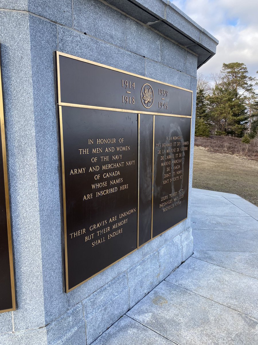 conorwillixms's tweet photo. Road trip out in the east of Canada has allowed me see some pretty interesting sites. Here’s the @CWGC Halifax memorial it commemorates 3144 men and women who lost their lives at sea and have no known grave #WW1 #WW2 https://t.co/qCuYAlb26Z