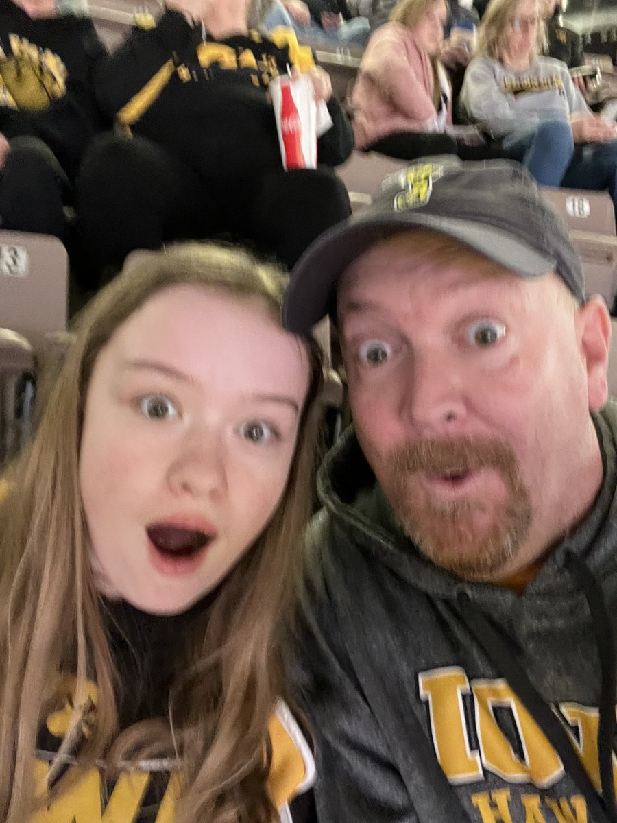 brianwernimont's tweet photo. Time for the best show in town!  @iowawbb #MarchMadness #NCAAWBB @CaitlinClark22 ready for another triple-double! https://t.co/CqLCbmxoys