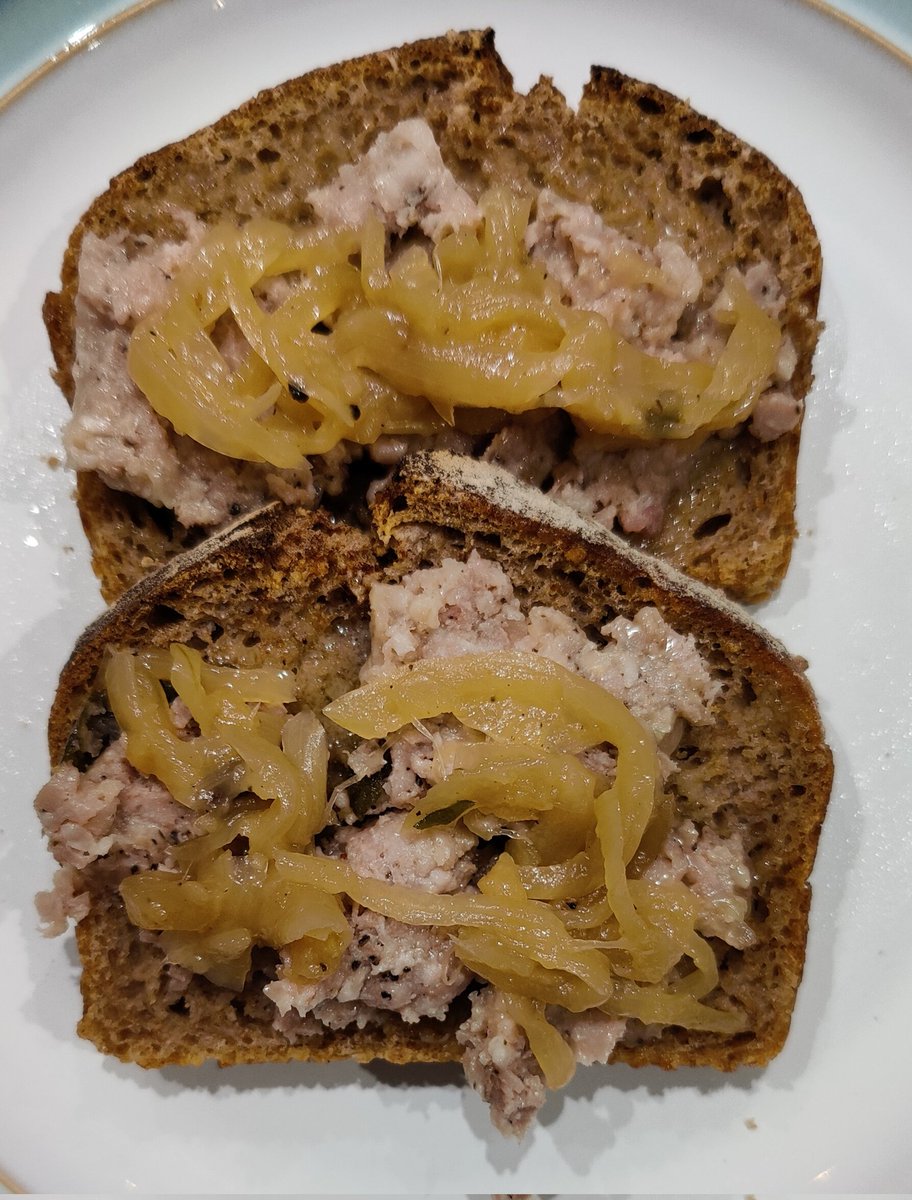AnneliMacDonald's tweet photo. Not sure my plating up is any more professional, but #ChezVousGrady by @GradyAtkins as sensational as ever. Best paté I've ever eaten! https://t.co/ryTk099lIO