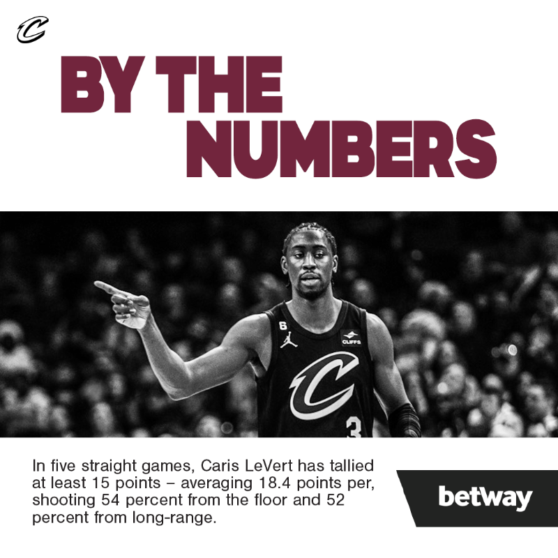 cavs's tweet photo. With only nine games left in the regular season, here are some notable numbers with a month to go... 

@betwayusa | #Ad | #LetEmKnow