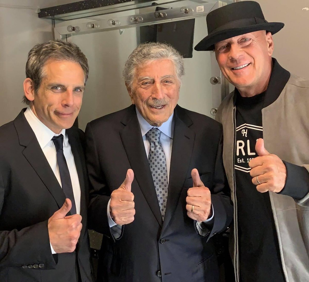 "I'm really just a regular guy who has had an incredibly blessed life." - #BruceWillis 

Wishing a very Happy Birthday to my dear friend Bruce Willis! Here's a throwback pic from the Jazz Foundation of America's gala at the Apollo Theater with Bruce and <a href="/BenStiller/">Ben Stiller</a>. 🎉🎂🎈