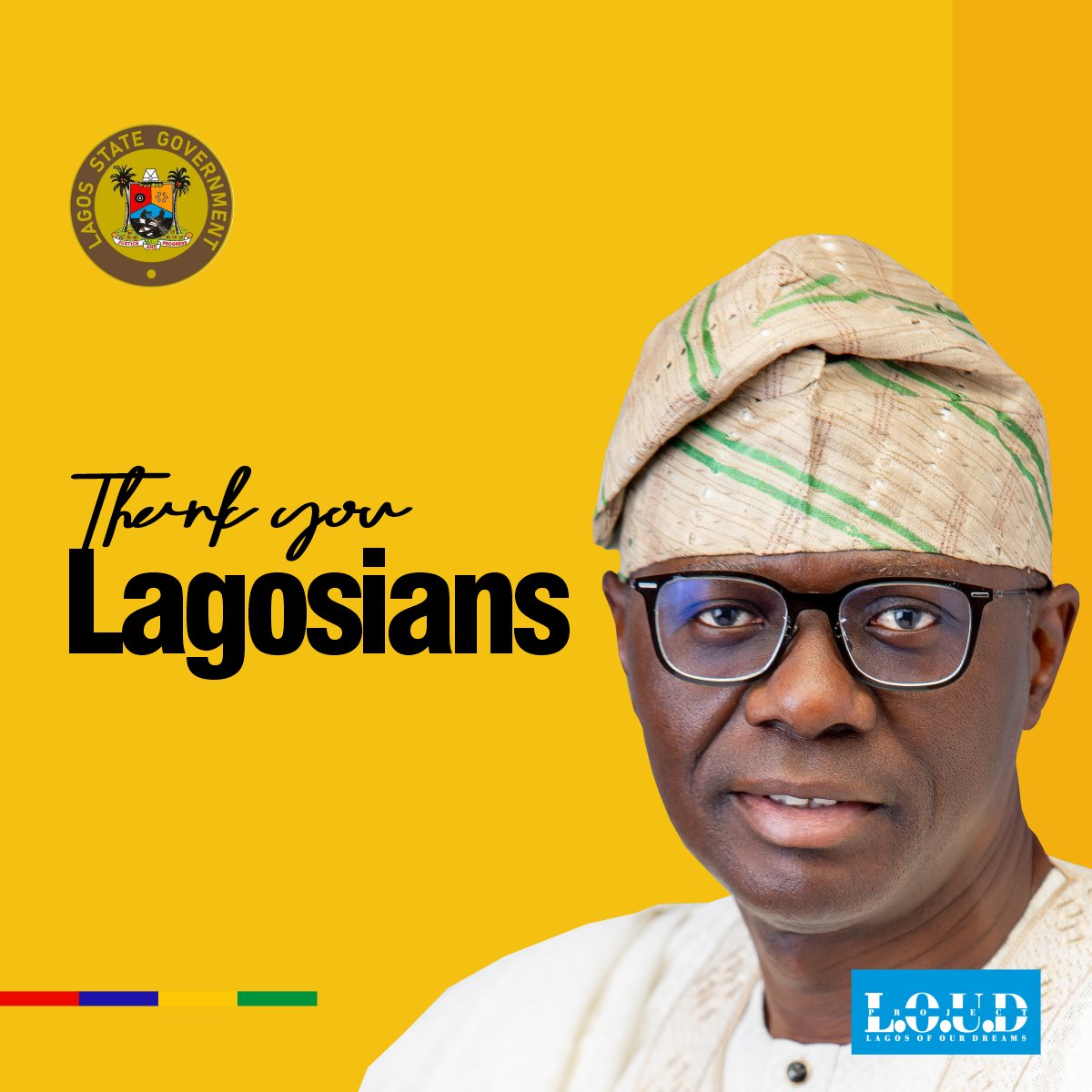 weLOUDlagos's tweet photo. We wanted @jidesanwoolu Again 
We worked towards it 
We canvassed 
We campaigned 
We mobilized 
We followed up 
We came out enmass 
We voted 
We got what we wanted 💯

@jidesanwoolu 
@drobafemihamzat 
@linkseven_emmanuel 
@bolajiogunlende
@dossydammy 
@TheTeamPrado
#SanwoIsHere https://t.co/tAV6j0OSiW