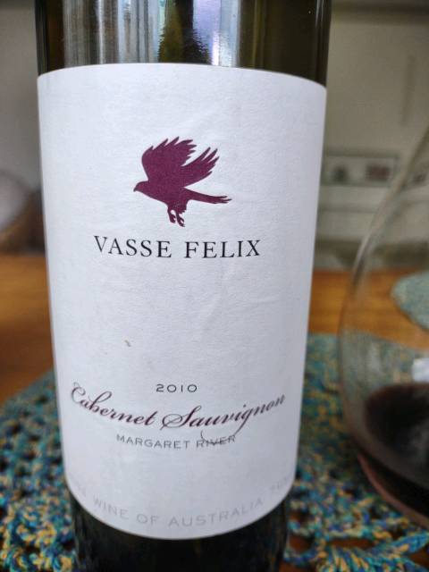 Margaret River's CS.  Wine with 13 years of age, regent…. Wine de @vassefelix via Vivino: vivino.com/wines/1673954