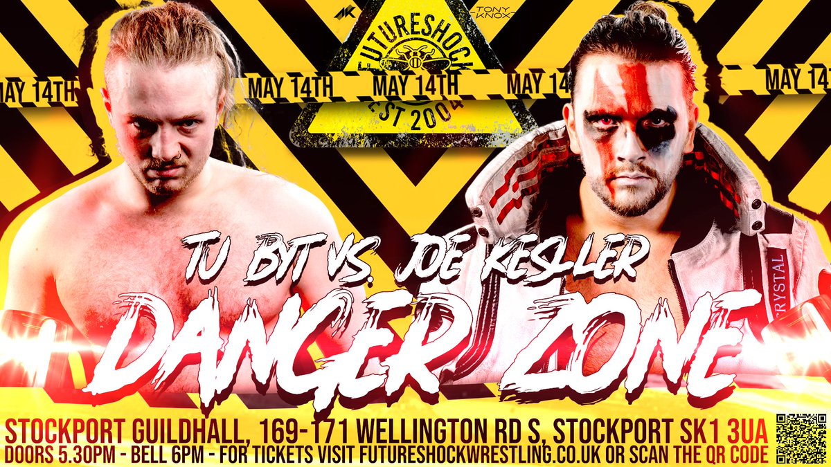 FutureShockWres's tweet photo. What is going on with @tu_byt & @joekessleruk? Are they friends? Foes? Allied or otherwise?
They clash on May 14th at #FSWDangerZone. Let's see what happens.
Tickets: https://t.co/CEbdkQzHp3 https://t.co/ts6HkFE8Po