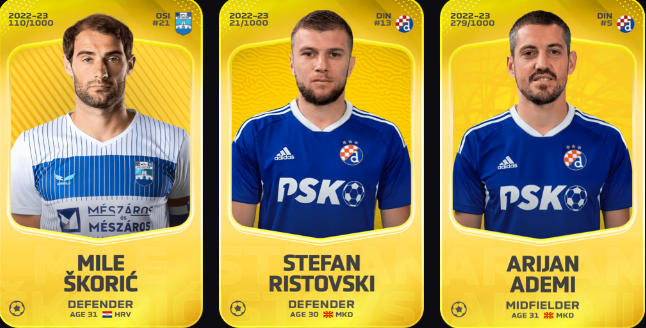 I'm giving away these 3 players to one lucky winner.
As a small thank you for your support and your messages.

Ends: 20.03.23 , 7 p.m
Draw: 20.03.23 , 8 p.m 

1⃣ Follow <a href="/SorareCroatia/">Sorare Croatia</a>
2⃣ RT🔄 &amp; Like❤️
3⃣ Tag 2 Friends

#Sorare #SorareGiveaway #Giveaway #NFTGiveaways