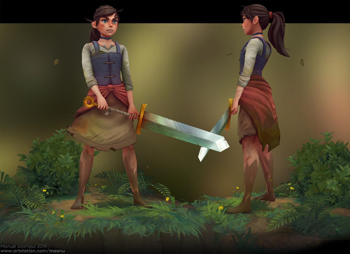 Slayer Sunday is back! Tag someone to lift the mental weights with you! Who will they kill? Who hired them? What (power/weapon) do they wield? What are they paid? What do they stand for? Will they succeed in their task? #dailyDMNastics #TTRPG
Original Art: artstation.com/artwork/XBxlzD