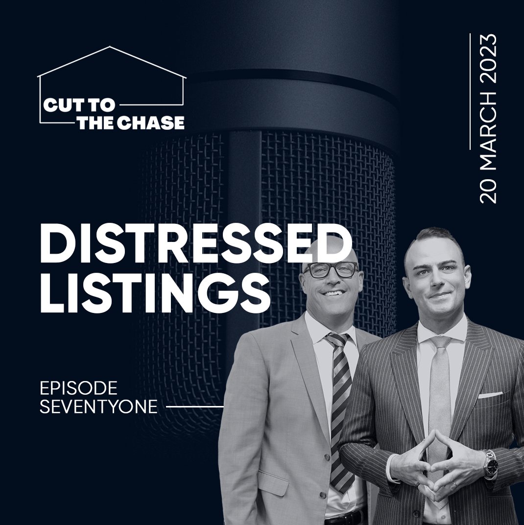 DiegoYourAgent's tweet photo. Cut To The Chase Podcast – Episode 71 –  Distressed Listings

in episode 70, Aaron and Diego talk about distressed listings. https://t.co/JFV8ex6op8