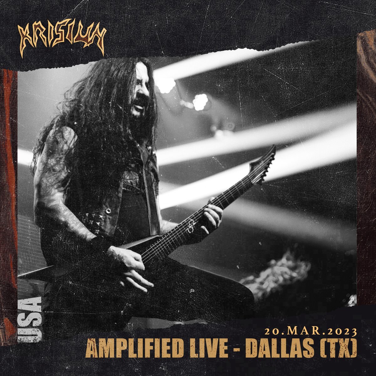 Krisiun's tweet photo. 🇺🇸 Dallas (TX), see you at Amplified Live alongside Vader and Decrepit Birth on Monday, March 20!

» More info and tickets at https://t.co/27cOeeNQAI 

📸 eromera https://t.co/arJX2HfkG6