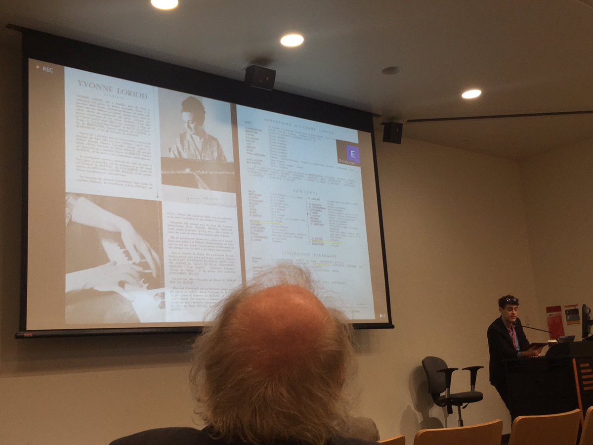 Dr Ning Hui See (@ninghuisee) on Twitter photo <a href="/PeterAsimov/">Peter Asimov</a> on Protagonizing Yvonne Loriod (rather than ‘rescuing’). Thought-provoking considerations of how we can reconcile 1) foregrounding the work of a self-effacing individual with 2) staying true to their self-presentation and the strategies they made.
#WomenAtThePiano <a href="/PeterAsimov/">Peter Asimov</a> on Protagonizing Yvonne Loriod (rather than ‘rescuing’). Thought-provoking considerations of how we can reconcile 1) foregrounding the work of a self-effacing individual with 2) staying true to their self-presentation and the strategies they made.
#WomenAtThePiano