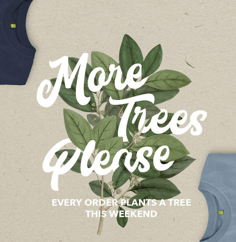 facefront_store's tweet photo. Our #treesome offer ends midnight tonight! π±
https://t.co/DQ2lGoAveB
#BuyOneGetOneTree #treemendous #offer #teesfortrees #Green #nature #tree #tshirt #gift #shopsmall #sustainable #Clothing #Men #women #kids #style #fashion #SundayFunday #organic #life #plasticfree #explore https://t.co/RH7XNy3sfj