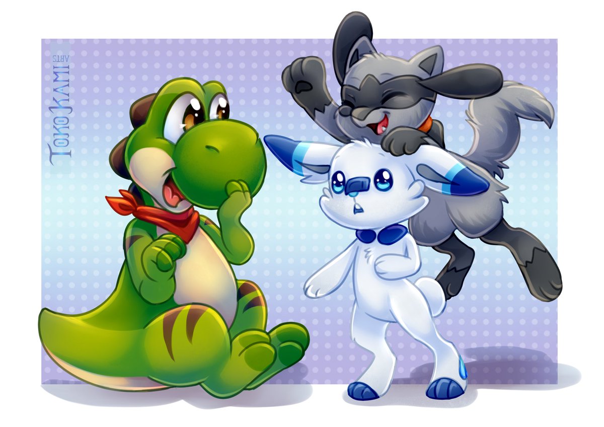 nathantheyosh's tweet photo. Sweet commission drawn by @TokoKamiFurs :3

Riolu being a cute mood lifter for the sweet Scorbunny. Just a lovely trainer/pokemon scene whoch turned out super lovely 💚 https://t.co/nOW60xNtoG