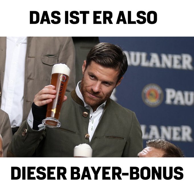 Das ist er also dieser Bayer Bonus