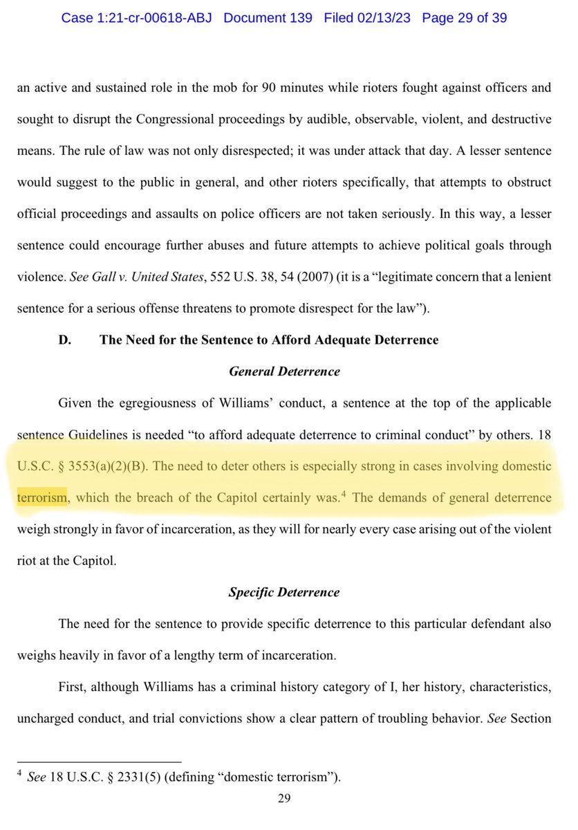 InvestigateJ6 (@investigatej6) on Twitter photo <a href="/julie_kelly2/">Julie Kelly 🇺🇸</a> Psycho Mike Gordon asked for 87 months (7+ years prison) for 23 year old female Riley Williams. Gordon days she “listened to Nick Fuentes every morning” and “shared memes about the stolen election” in his sentencing memo.
He alleges Jan 6 was domestic terrorism! <a href="/gregg_re/">Gregg Re</a> <a href="/julie_kelly2/">Julie Kelly 🇺🇸</a> Psycho Mike Gordon asked for 87 months (7+ years prison) for 23 year old female Riley Williams. Gordon days she “listened to Nick Fuentes every morning” and “shared memes about the stolen election” in his sentencing memo.
He alleges Jan 6 was domestic terrorism! <a href="/gregg_re/">Gregg Re</a>