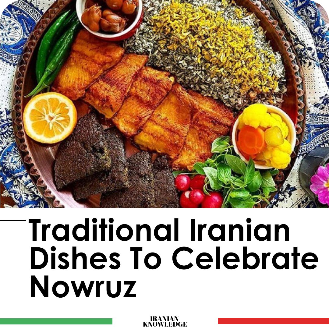 iranianknows's tweet photo. https://t.co/no8AJypH5J

Traditional Iranian dishes to celebrate Nowruz
#iraniandishes #nowruz #nowruzdishes #sabzipolomahi #sabzipolo #kukusabzi #ashreshteh #nowruzfood #persianfood #mahsaamini #iranrevolution https://t.co/W32nRECoQk