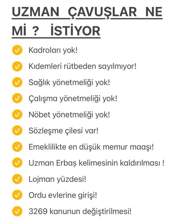 Sesimizi duyun.
#UzmanÇavuşlarUnutulmasın
#UzmanÇavuşlarKadroBekliyor 
#UzmanÇavuşuDuyun
<a href="/alitilkici38/">Ali Tilkici 🇹🇷</a>
<a href="/mustafaelitas/">Mustafa Elitaş</a>
@yilmaz_ismet58