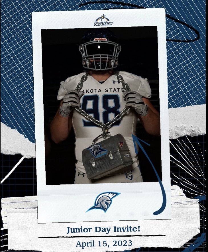 Thanks for the junior day invite!! 🔵 @DSUFBCoachYost <a href="/DakSt8Football/">Josh Anderson 🇺🇸</a>