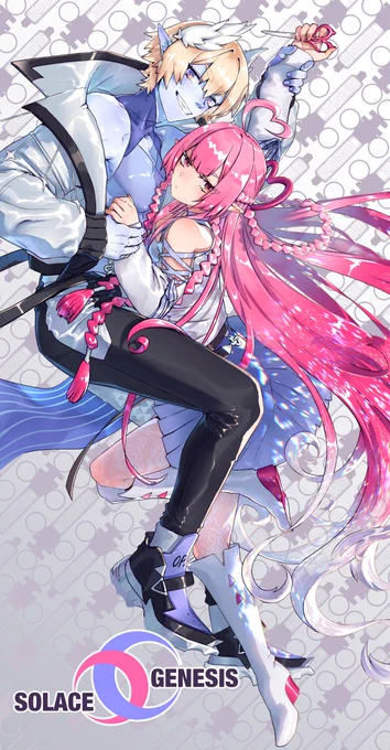skeb納品完了φ('v'*) 常連クライアントのStabbynessさんのオリキャラさんたちを描かせていただきました。リディルちゃんの周りには個性的な友達が多いようだご依頼ありがとうございました!画像はスマホ用縦長版 #Skeb #Commission より 