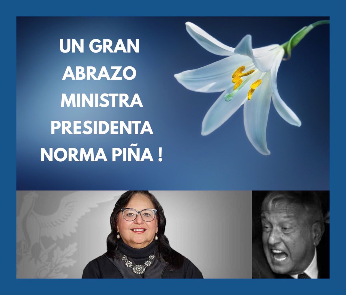 Navarys2's tweet photo. Ellos, los de lopez…todo l hacen a cambio de nuestro dinero. Nosotros desde el fondo del corazón. Igual que defenderemos a Mexico le decimos a Norma Piña ,estamos Contigo! 
👇🏻👇🏻👇🏻👇🏻 https://t.co/66LK4pEMzq