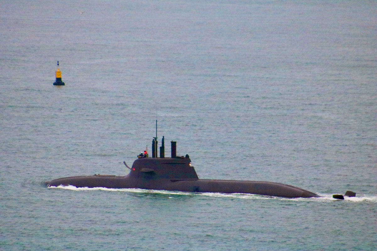 WarshipCam's tweet image. German Navy Type 212 attack submarine S186 (U36) leaving Plymouth, England - March 19, 2023 #u36 #s186

SRC: TW-@Rockhoppas