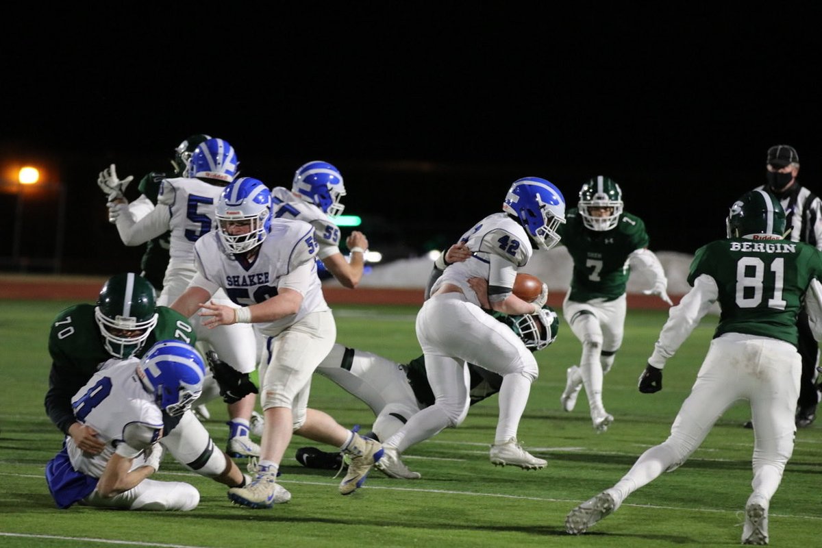 shakerfootball's tweet photo. Throwback photos from 2 years ago when we kicked off our spring season at Shen HS. This group really put the importance of sport and team in perspective. https://t.co/vlfgVpjcqO