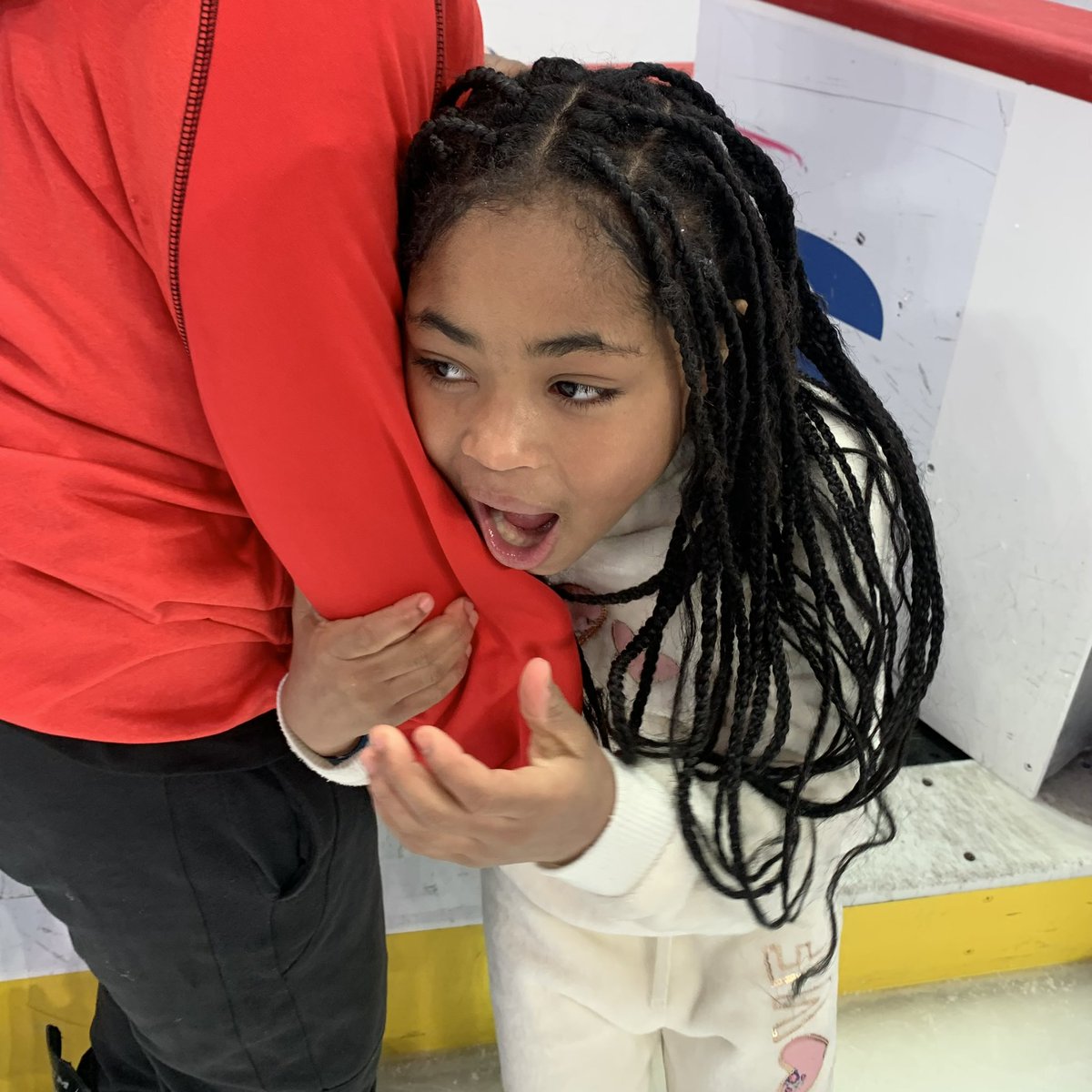 DetroitPAL's tweet photo. Thanks to @ComericaBank &amp; Black United Fund, our GREAT Skaters, their families and coaches got the opportunity to skate in the same place as the pros — at @LCArena_Detroit! 

#detroitpal https://t.co/dZoAu8UcTx