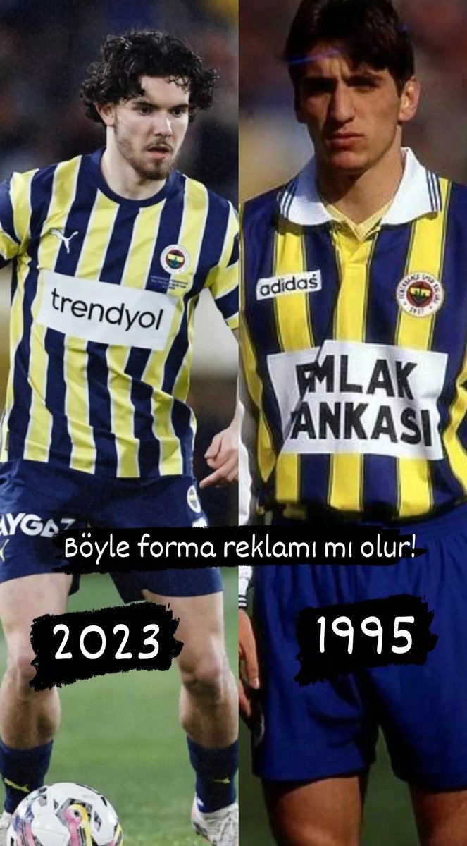 Böyle forma reklamı mı olur basit ve kötü hangi yılda yaşıyoruz?Emirvaki kararlara karşıyız. <a href="/Trendyol/">Trendyol</a> <a href="/TFF_Org/">TFF</a> <a href="/Fenerbahce/">Fenerbahçe SK</a> #formareklamı #trendyol #reklam